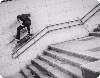 imagem de um skatista